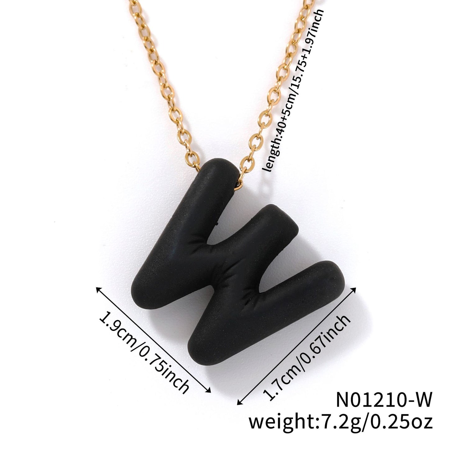 Comfortable Fashionable Personalized Trendy Simple Letter Necklaces