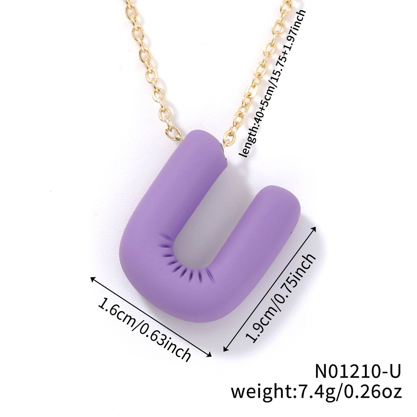 Comfortable Fashionable Personalized Trendy Simple Letter Necklaces