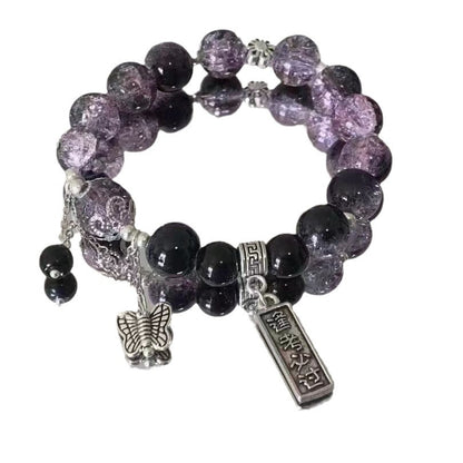 Retro Safety Lock Female Broken Beads Bracelets