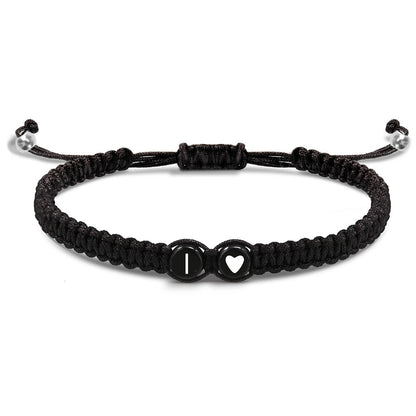 Woven Letter Simple Personality Love Friendship Bracelets