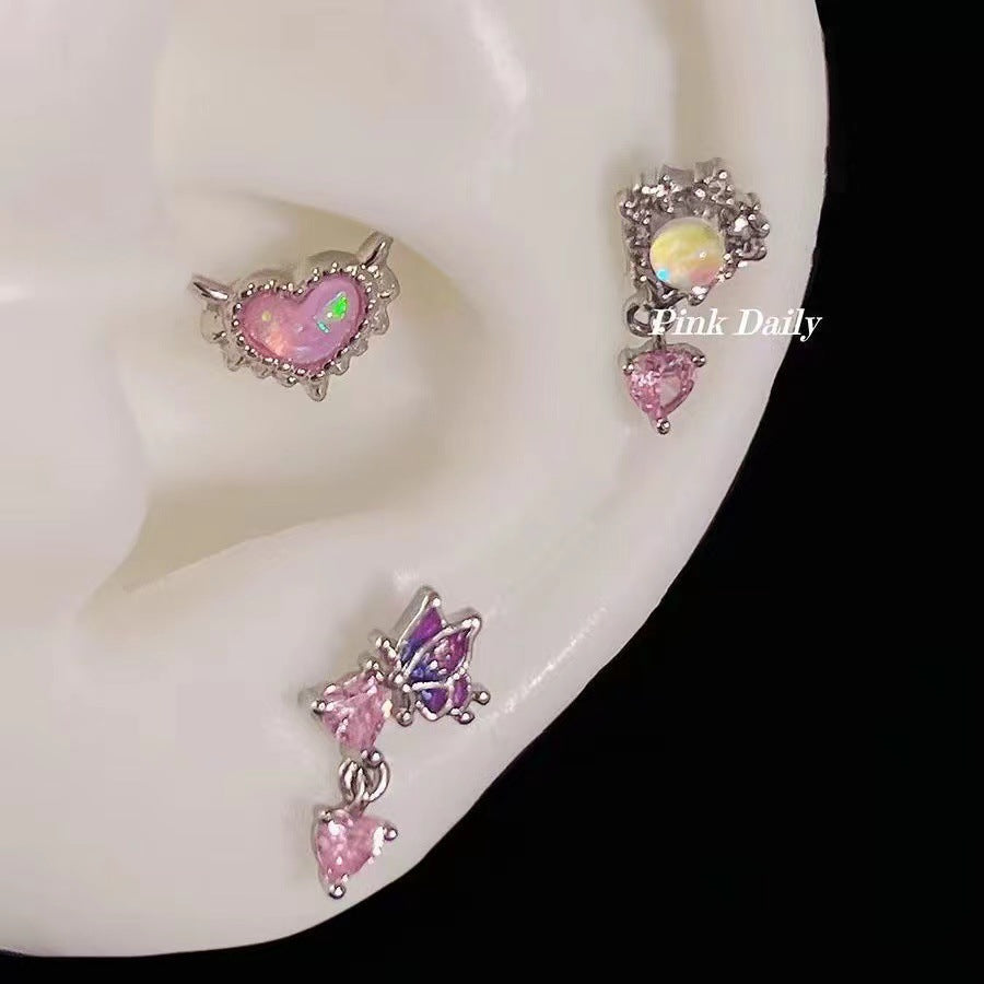 Ear Bone Love Butterfly Pin No Need Earrings