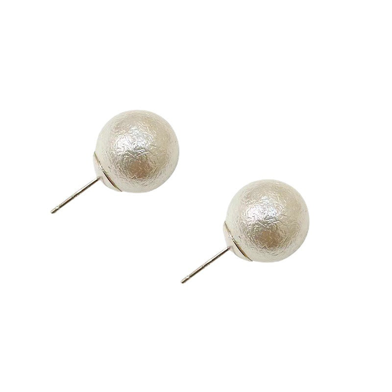 Cotton Vintage Texture Pearl Grace Ear Entire Earrings