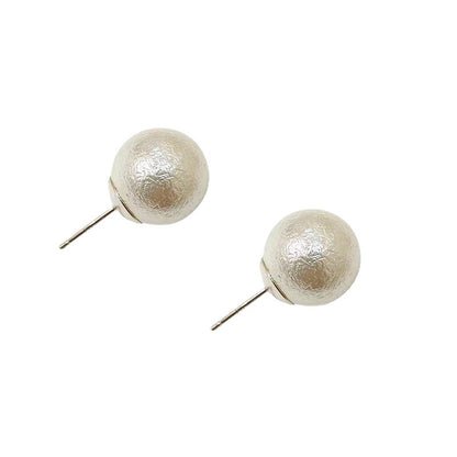 Cotton Vintage Texture Pearl Grace Ear Entire Earrings