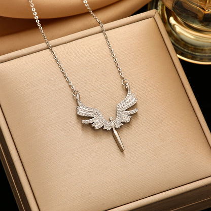 Women's Steel Ornament Design High-grade Light Luxury Necklaces