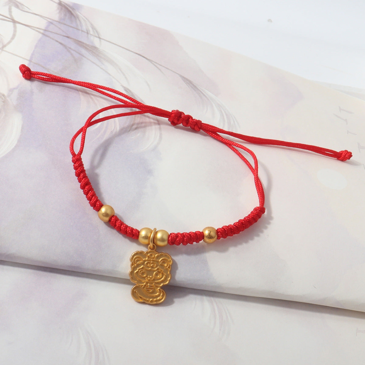 Year Of Snake Woven Love Holding Rabbit Spirit Bracelets