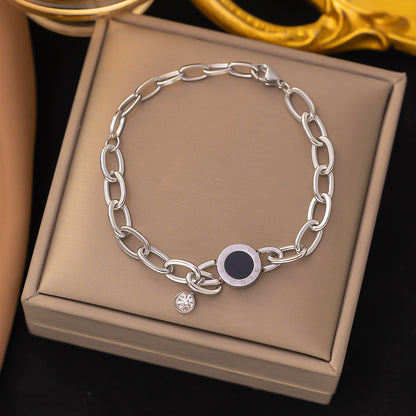 Women's Stainless Steel Versatile Style Fashion Ornament Bracelets