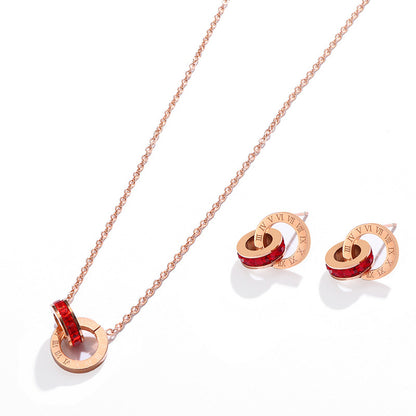 Women's Titanium Steel High-grade French Fashion Clavicle Necklaces