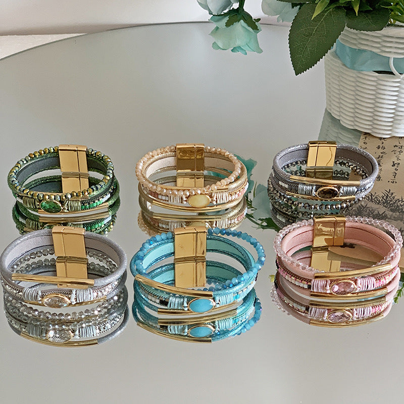 Style Personalized Fashion Easy To Match Magnet Bracelets