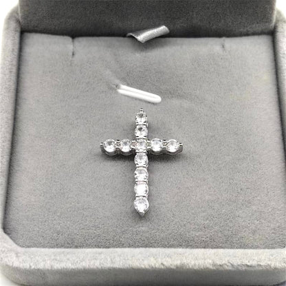 Sterling Sier Diamond Cross Ma Boys Pendants