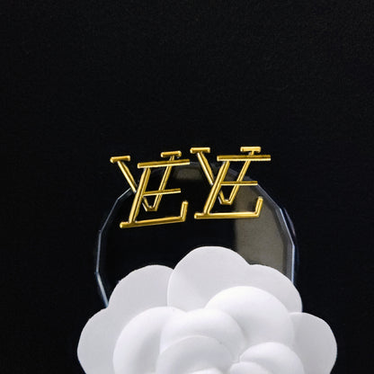 Women's & Men's Quality Collection Trending Rhinestone Letters Sier Earrings