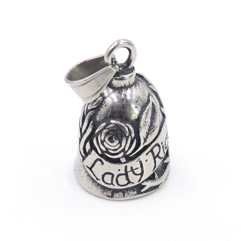 Retro Female Knight Bell Rider English Rose Style Pendants