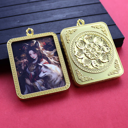 Ethnic Style Golden Fox Previous Life Pendants