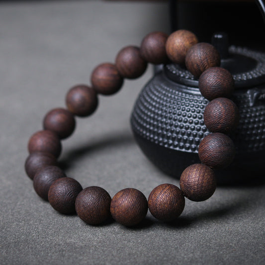 Nanmu Black Rosewood Medicine Submerged Wood Crafts Wooden Rosary Bracelets