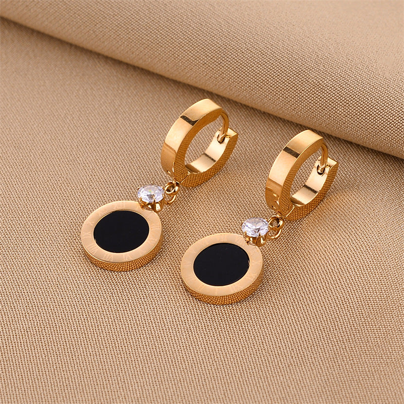 Women's Fashion Small Exquisite Titanium Steel For Earrings