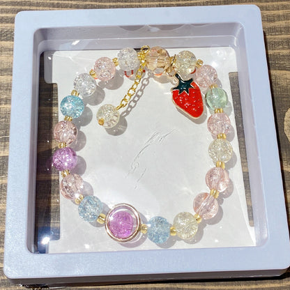 Boxed Beaded Colored Glaze Beads Jewelry Bracelets