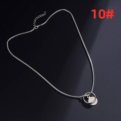 Men's Clavicle Chain Female Personality Couple Street Pendants