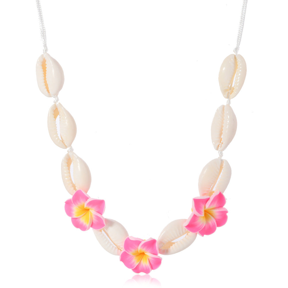 Shell Flower Bohemian Sweet Girly Fashion Simple Necklaces