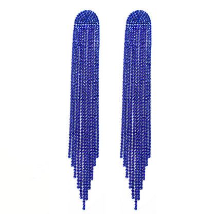 Exaggerated Long Tassel Claw Chain Fashionable Earrings