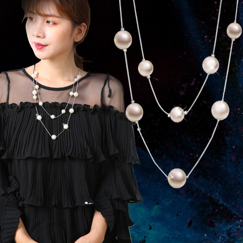 Women's Luxury Design High Quality Tassel Pearl Necklaces