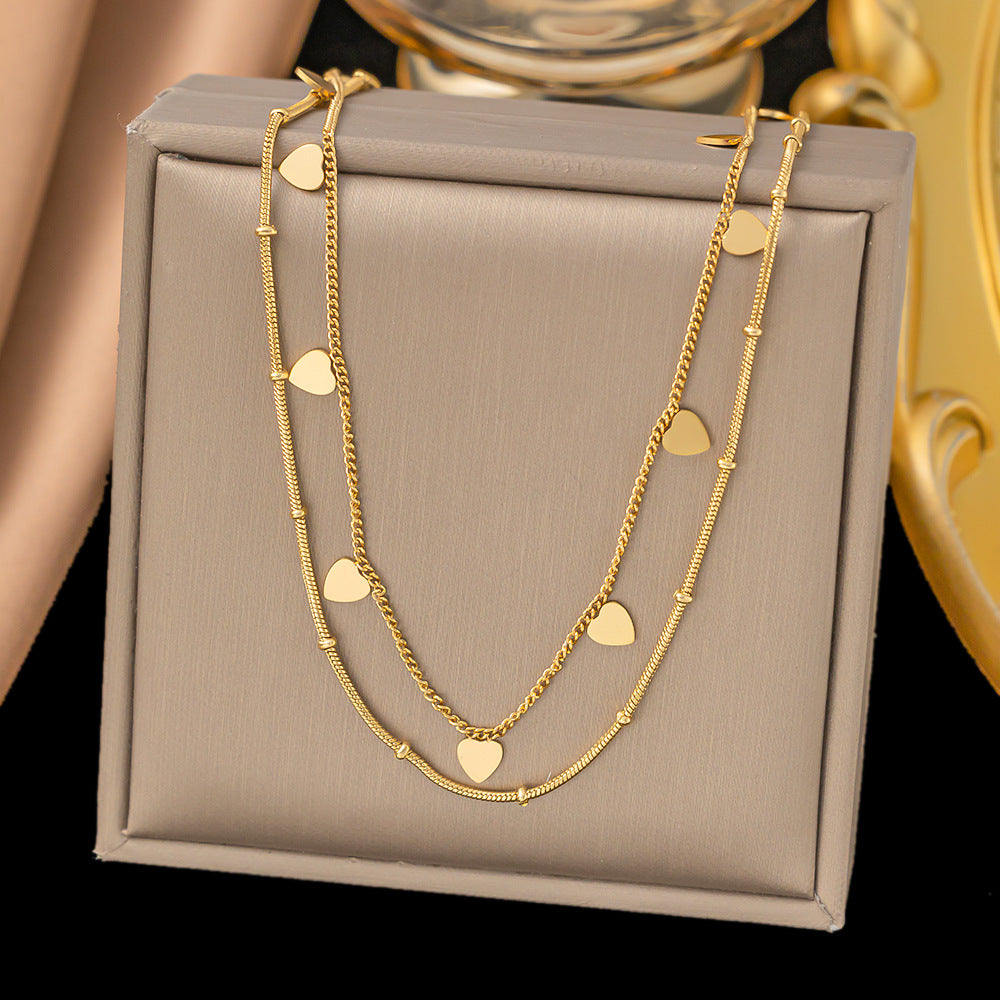 Women's Exquisite Versatile Fashion Stainless Steel Clavicle Necklaces