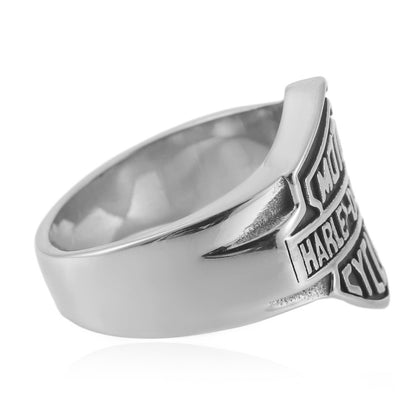 Men's Ornament Titanium Steel Motorcycle Retro Trendy Rings