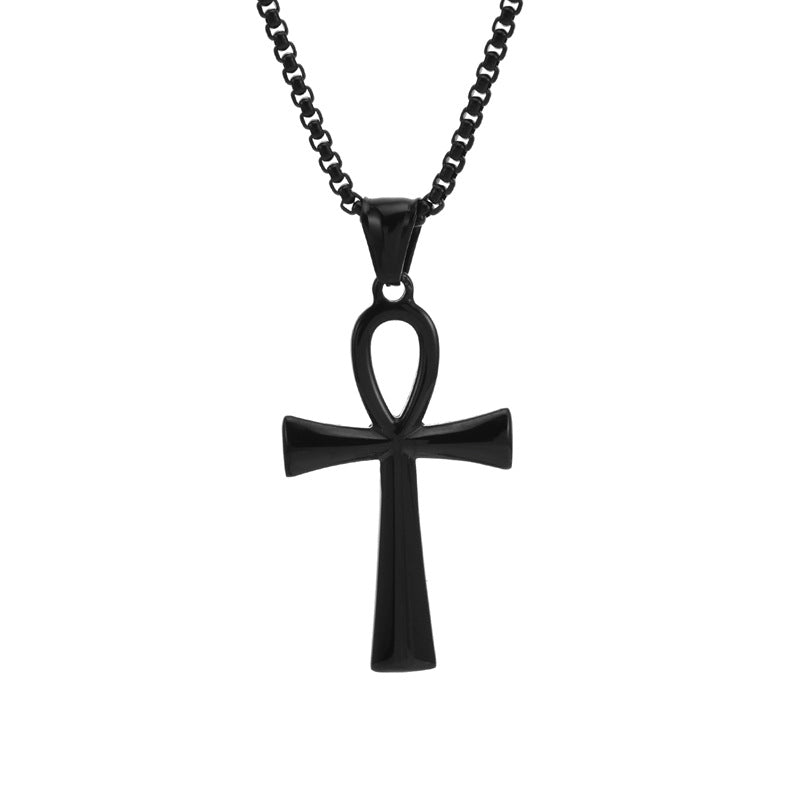 Men's Stainless Steel Cross Personalized Glossy Niche Pendants