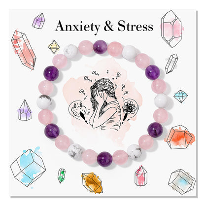 Bohemian Colorful Stone Tigereye Crystal String Beads Bracelets