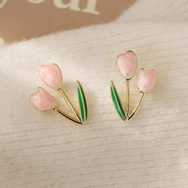 Affordable Luxury Fashion High-grade Small Fresh Flower Earrings