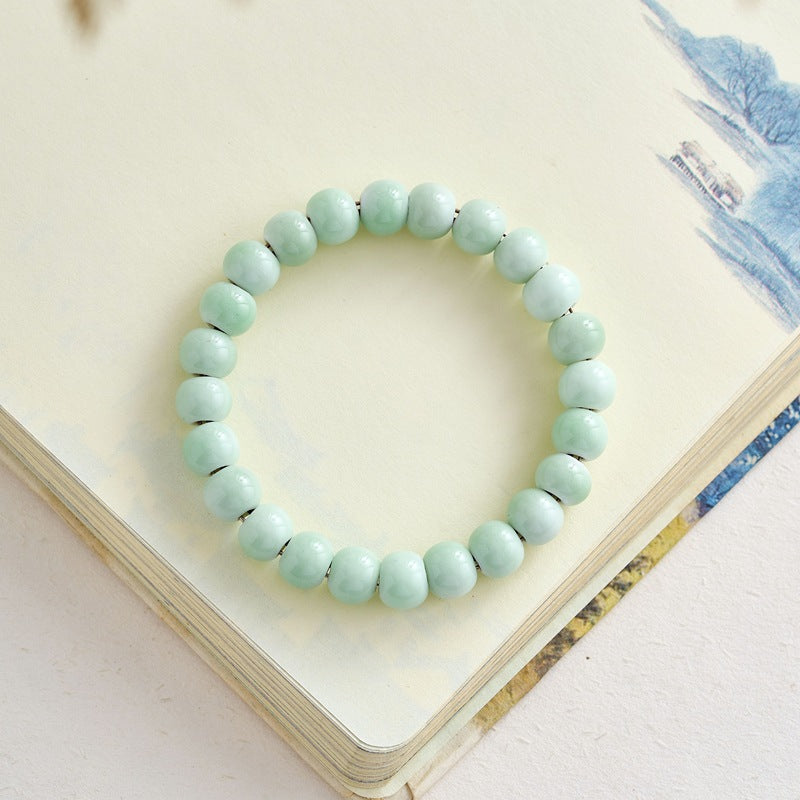 Ceramic Ornament Fashion Flower Glaze Beads Casual Bracelets