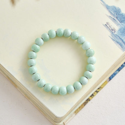 Ceramic Ornament Fashion Flower Glaze Beads Casual Bracelets