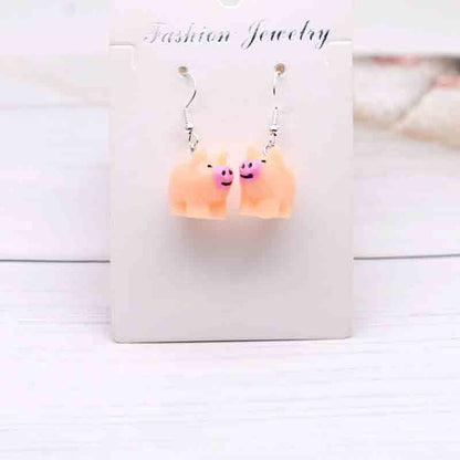 Ice Cream Candy Drink Resin Homemade Earrings