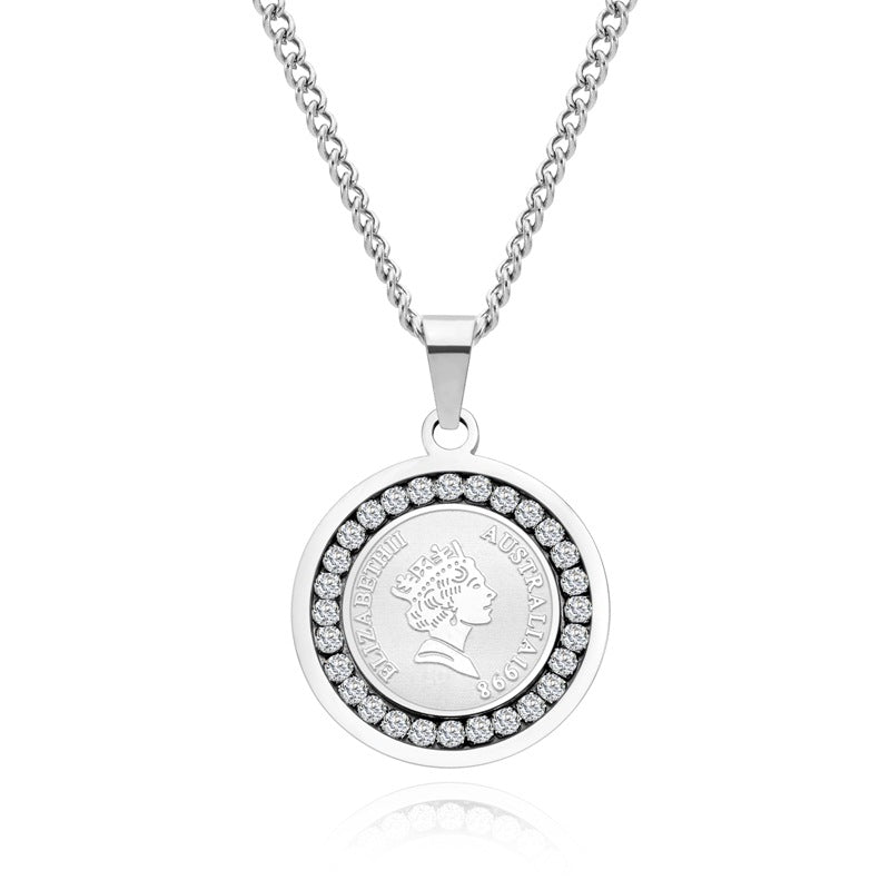 Zircon Virgin Mary Stylish Elegant Trendy Pendants