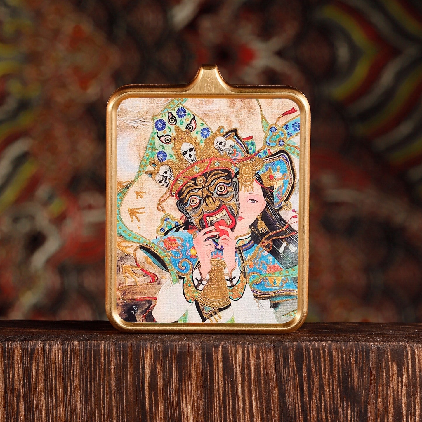 Yellow God Of Wealth Small Niche Pendants