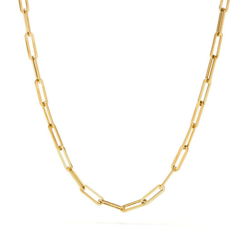 Clip Thick Chain Unisex Hip Hop Necklaces