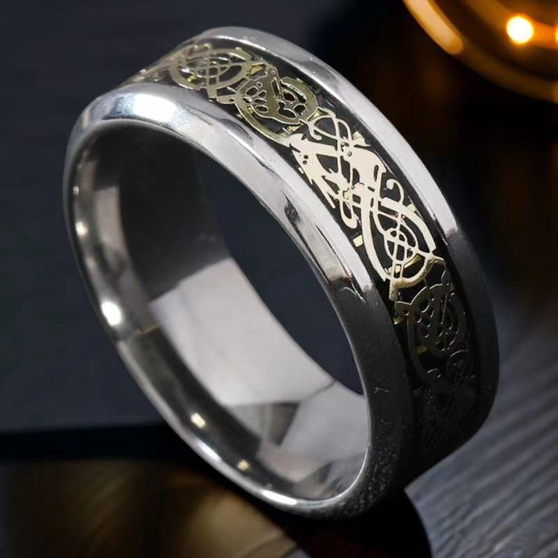 Men's Does Not Fade Design Cold Fashion Rings