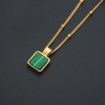 Turquoise Small Middle Ancient Light Luxury Simplicity Necklaces