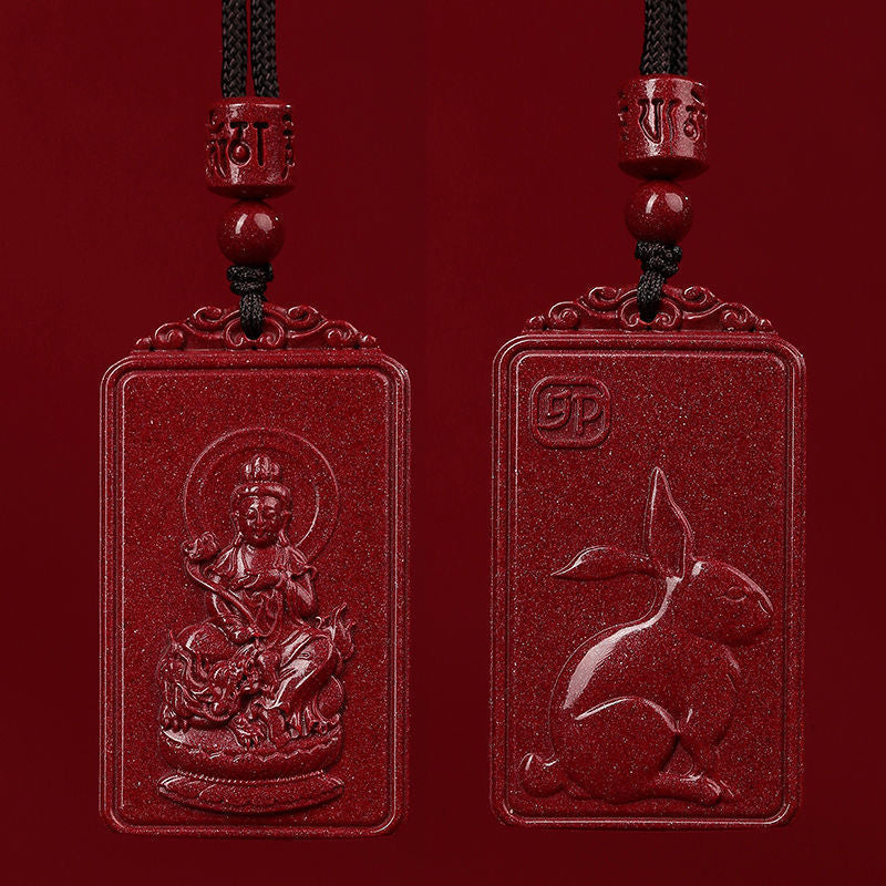 Women's & Men's Zodiac Dragon Patron Year Of Birth Buddha Life Necklaces