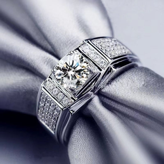 Men's Luxury Jewelry Popular Zircon With Diamond Rings