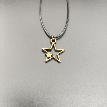 Retro Five-pointed Star Ornament Personality Fashion Necklaces