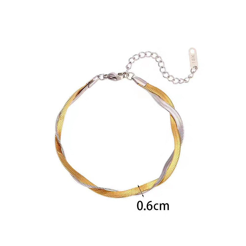 Women's Pure Trendy Cold Clavicle Titanium Steel Necklaces