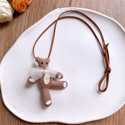 Children's Cute Cartoon Animal Halter Love Dress Necklaces