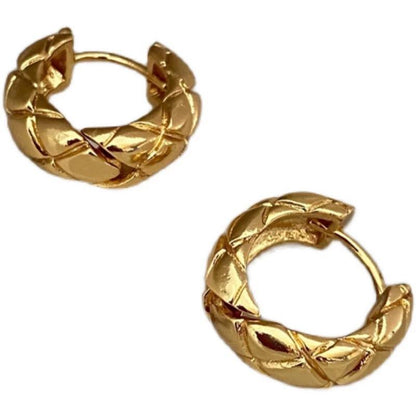 Women's Ear Design High-grade Retro Style Metal Earrings