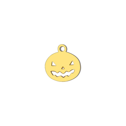 Stainless Steel Charm Colored Dogs Pumpkin Small Jewelry Pendants