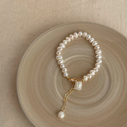 Natural Pearl Female French Minority High Bracelets