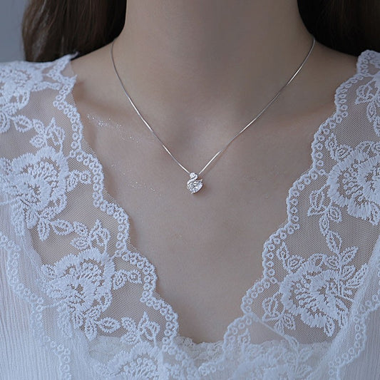 Women's Swan Light Luxury High-grade Zircon Design Pendants