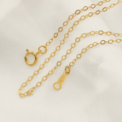Gilded Gold Injection Finished Chain Cross Necklaces