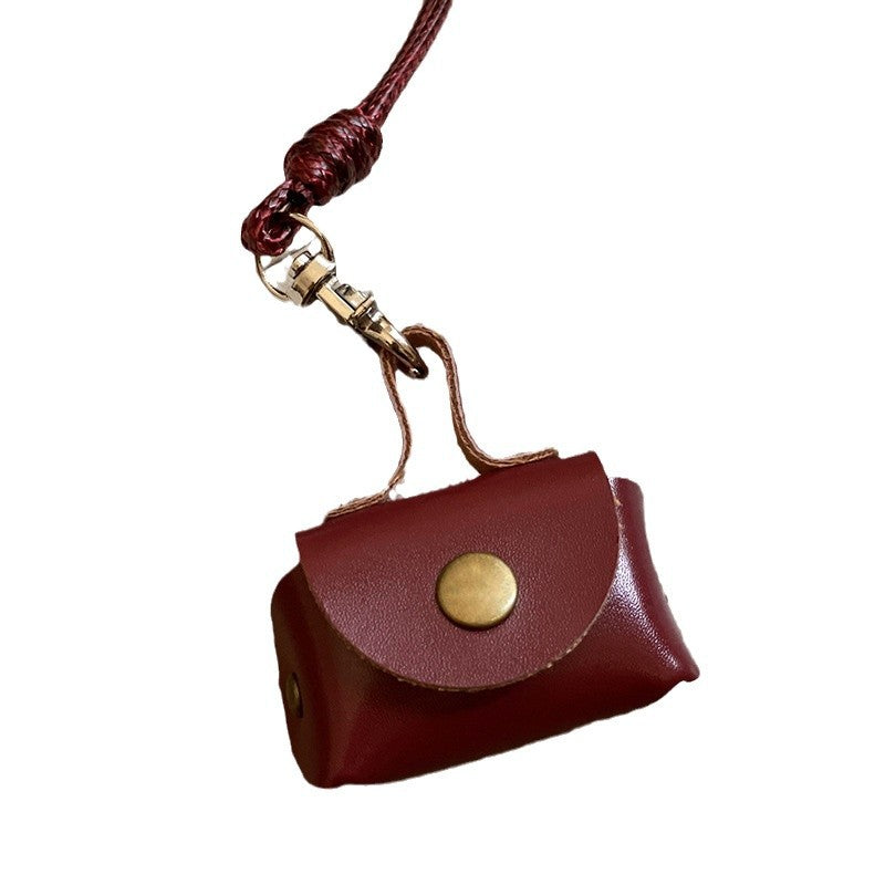 Cute Leather Coin Purse Fashion Commuter Necklaces