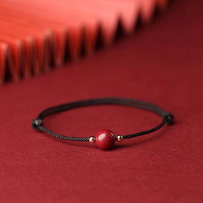 Cinnabar Lotus Female Autumn Woven Girlfriends Bracelets