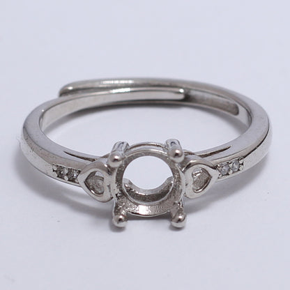 Frame Open Mouth Autumn Copper Alloy Electroplating Sier Rings