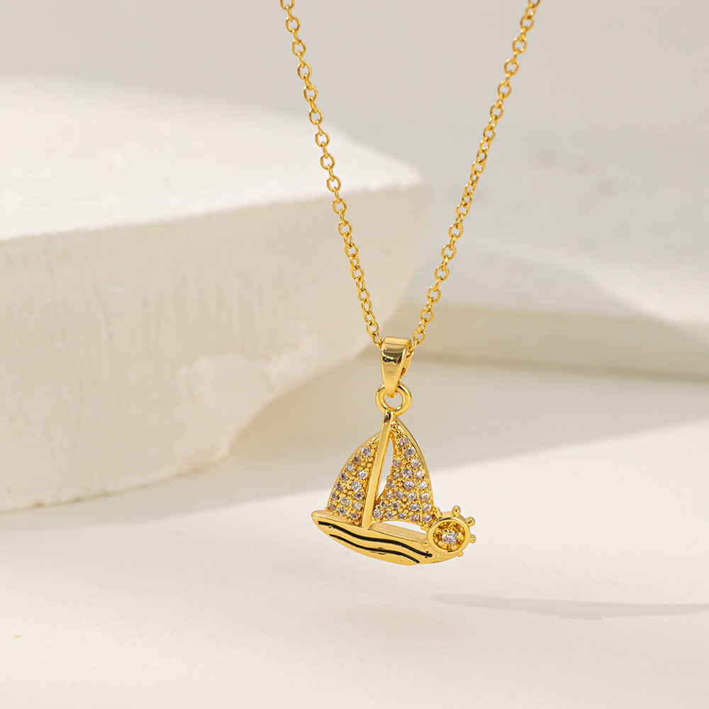 Fashion Popular Geometric Square Love Design Necklaces